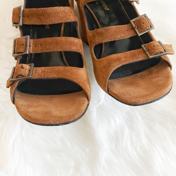 Yves Saint Laurent Gladiator Sandal Heels - Picture 3 of 10